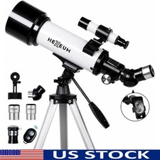 High Power 500mm 70mm Telescope Kids Beginners W/ Tripod Phone Adapter New