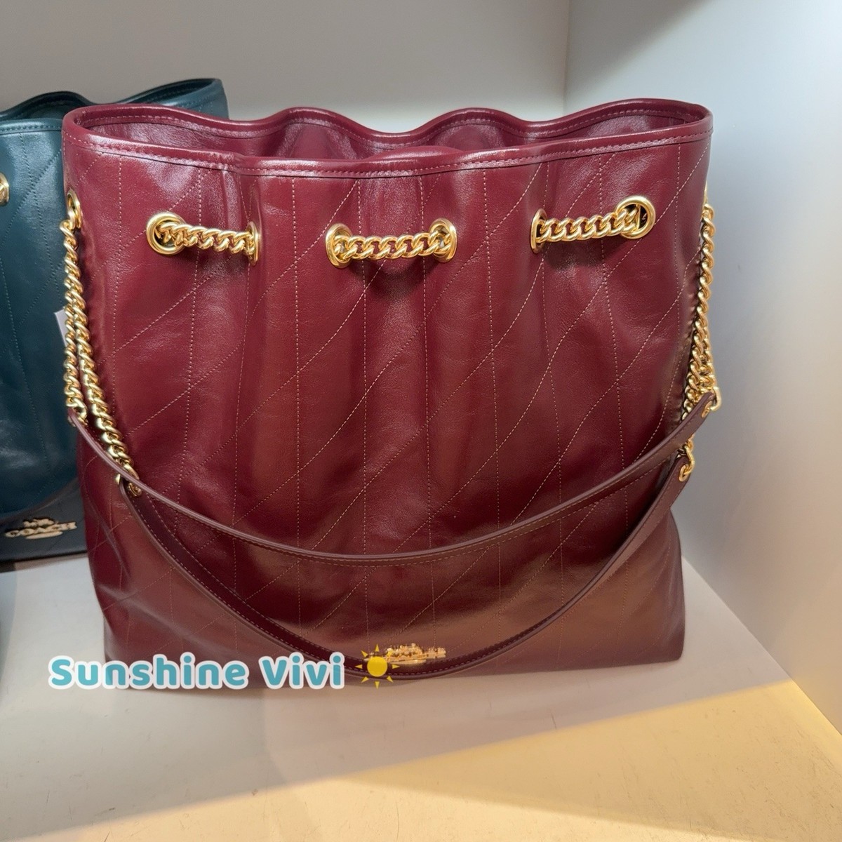 COACH バック THE COACH ORIGINALS NATURAL GRAIN LEATHER TURNLOCK HAVERSACK BAG