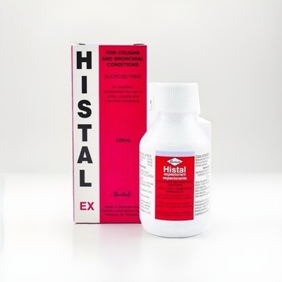 Histal EX For Cough & Bronchial Conditions (125ml) - Pack of 3 FAST RELIEF