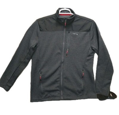 Orvis Bonded Mesh Jacket Mens Size Medium Grey 1522009 Lightweight Coat Full Zip