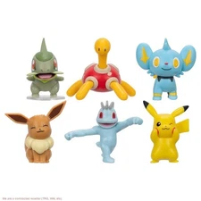 Pokemon 2" Battle Mini Figure Set - 6pk