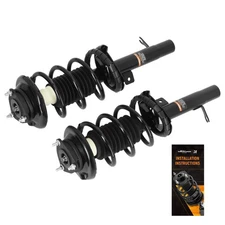 2x Front Quick Complete Strut-Coil Spring For 2000-2005 Ford Focus 171504 171505