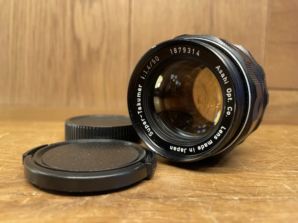 Objectif Pentax SMC 50mm F/1.4 – Monture K – MF – Japon Années 80 #5149