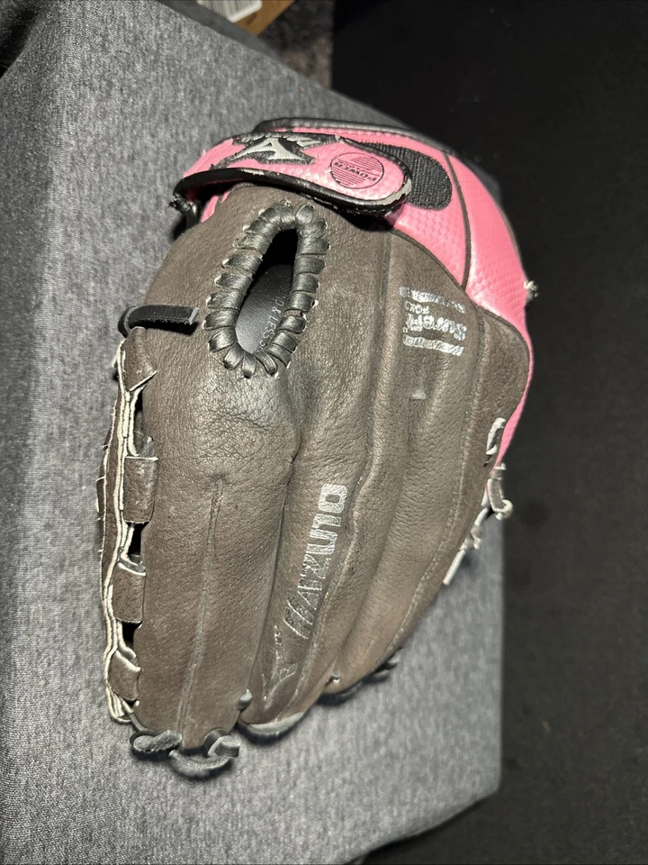 Guante de softbol Mizuno Finch Max Flex Prospect 12” GPP1206MC negro rosa Foto 2 de 4