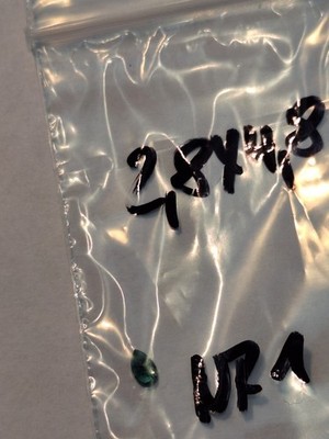 1 echter dark green Emerald Smaragd pear facet Tropfen ca 2,8 x 4,8mm n1