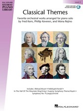 Classical Themes Level 2 Piano Solo Sheet Music Hal Leonard Student Book Audio