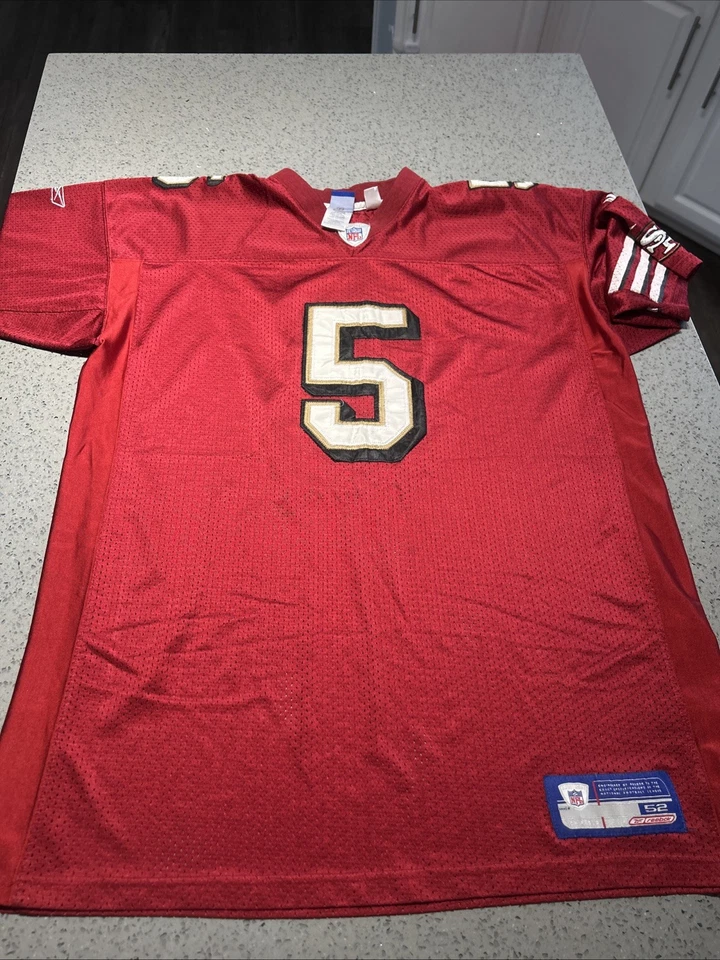 Camiseta Jeff Garcia ASSINADA/Autógrafo - Extra Grande - San Fran 49ers NFL Equipment Jersey - Imagem 4 de 4
