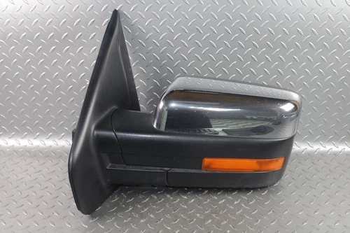 11-14 F150 Chrome Cap Driver Side Left LH Power Fold Door Mirror Heated Glass OE