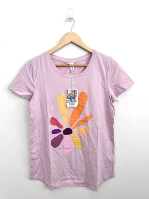 New Elm x Xander Holliday Petal T-shirt Tee Size 10 Pink - image 1 of 4