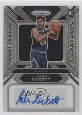 2023 Panini Prizm Sensational Signatures Silver Jalen Pickett #SS-JE Auto 18q6