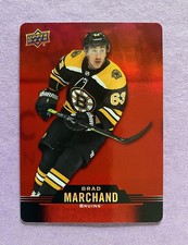 2020-21 TIM HORTONS DIE CUT RED BRAD MARCHAND RED #DC-29 BOSTON BRUINS