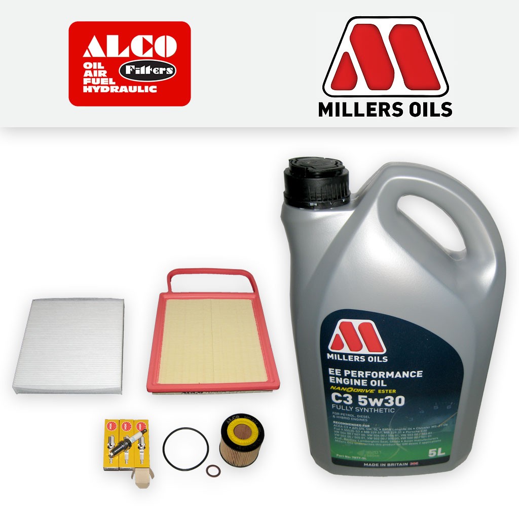 SERVICE KIT for SKODA FABIA 6Y 1.2 AWY OIL AIR CABIN FILTER PLUGS +OIL 2001-2004
