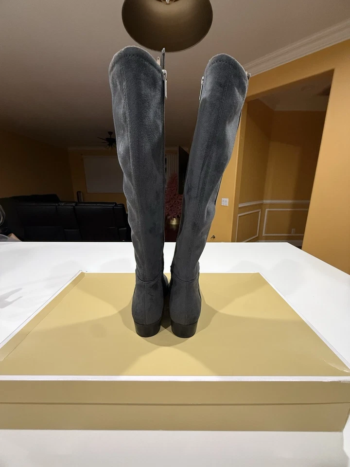 Bota Plana Michael Kors Bromley - Gamuza Gris - Para Mujer 7M Foto 3 de 4