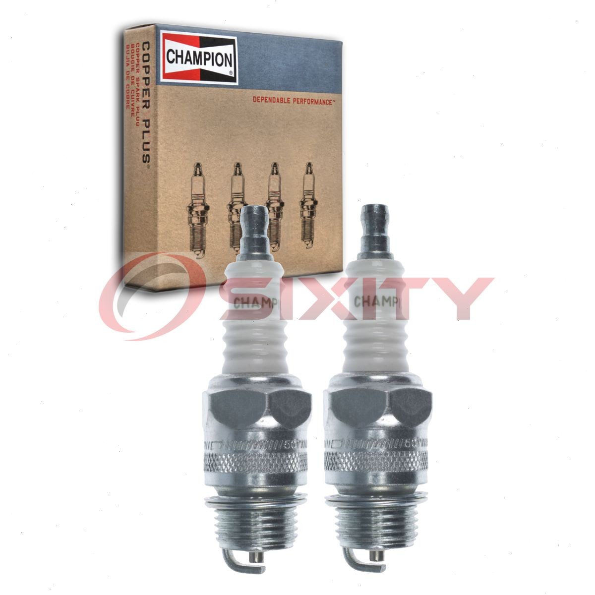 2 pc Champion Industrial 515 Spark Plugs for D15Y B82 92231 82 3116 2910 gx