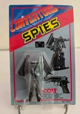 1984 SELECT CONVERTORS Spies Colt Sealed Transformers Unpunched Mint US Seller 