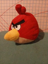 Commonwealth 2010 Angry Birds Red Bird 8  Plush Soft Stuffed Animal No Sound