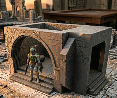 1:18 Scale Mos Eisley Cantina Entrance Star Wars inspired for 4