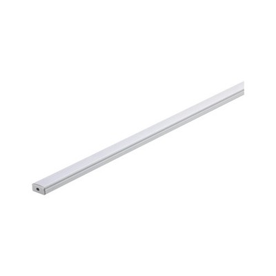LED Strip Profil Base Weißer Diffusor 2m Alu eloxiert, Satin