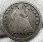 1853 Seated Liberty Half Dime w/Arrows