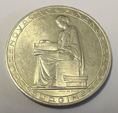 Portugal ๐ต๐น20 Escudos 1953 Silver Lot 3397