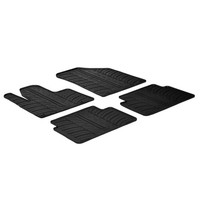 Gummi-FußMatten Citroen C5 2008-2017 Gledring Passgenau Auto Set