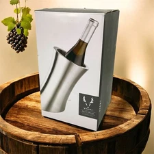 Viski® Convex Wine Bottle Chiller New in Box