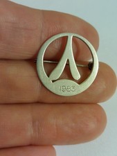 Vintage AVON 925 Silver Small Brooch 1.8g