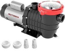 Pool Pump, 2.0 HP Variable Speed, 8000GPH 230V Above Ground, 1500W Swimming with