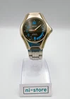 Vintage SEIKO Kinetic 5J22-0A90 Black Blue Men's Watch New battery JP - Rank C