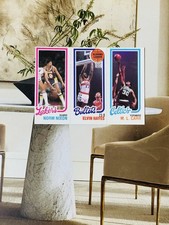 Topps Nixon Lakers Hayes Bullets Carr Celtics NBA Basketball Card Lot (3) 1980