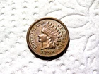 Red & Brown 1898 Brilliant Uncirculated 4 Diamonds Indian Head Penny D15
