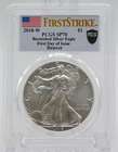 2018 (W) Silver Eagle PCGS SP70 Burnished FDOI DENVER LABEL (BT1284)