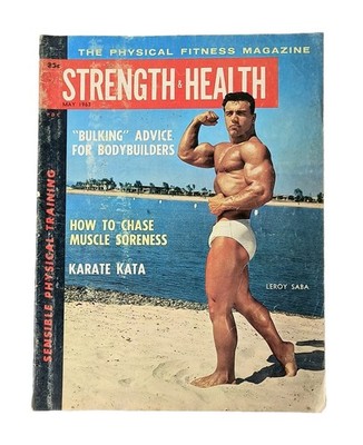 May 1963 Strength & Health Physical Fitness Magazine Leroy Saba Vintage L4