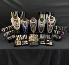 208 pc Antique Vintage Estate Costume Jewelry Some Signed. Lot 772