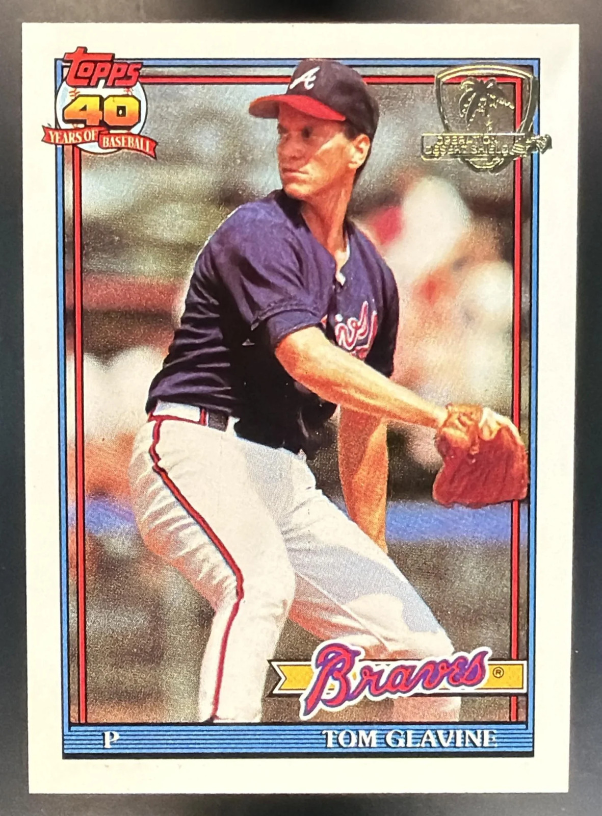 1991 Topps Tom Glavine #82 Desert Shield Braves