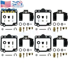 4PCS For Suzuki GS750 80-83 GS750E GS750L Carb Repair Kit Rebuild SET Float