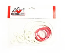 Game Plan Black Velvet Pinball Machine Replacement Repair Rubber Ring Kit White