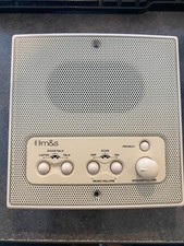 M S DMC1RS Remote Scan Room Station Used, White Intercom