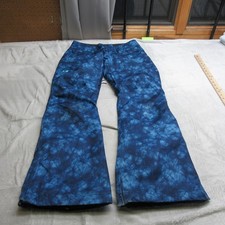 Under Armour Coldgear Infrared Ski Pants Women Medium Blue Tie Dye Rain Wind Ski