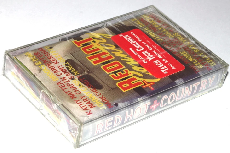 Red Hot + Country (Cassette Tape 1994) Country Folk Rock NEW SEALED - Image 3 of 4