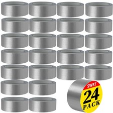 24-Pack Silver Heavy Duty Duct Tape Strong Adhesive, 2 Inch x 720 Yd Duct Hea...