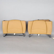 1995-1998 Porsche 911 993 Coupe Rear Seat Backrest Pair Leather Beige Oem 1995-1998 Porsche 911 993 Coupe Rear Seat Backrest Pair Leather Beige Oem