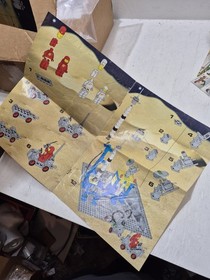 LEGO 483 Instruction Manual Booklet Only Alpha-1 Rocket Base HAS DAMAGE Rare