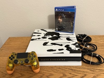 Sony PlayStation 4 Pro 1TB Death Stranding Console System W/ Controller + Game