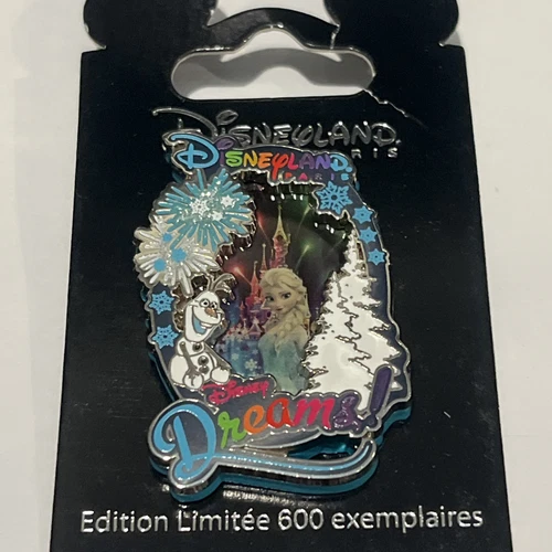 Disney Pin Trading Pin Elsa Paris LE600 LE 600 New On Card MINT v24