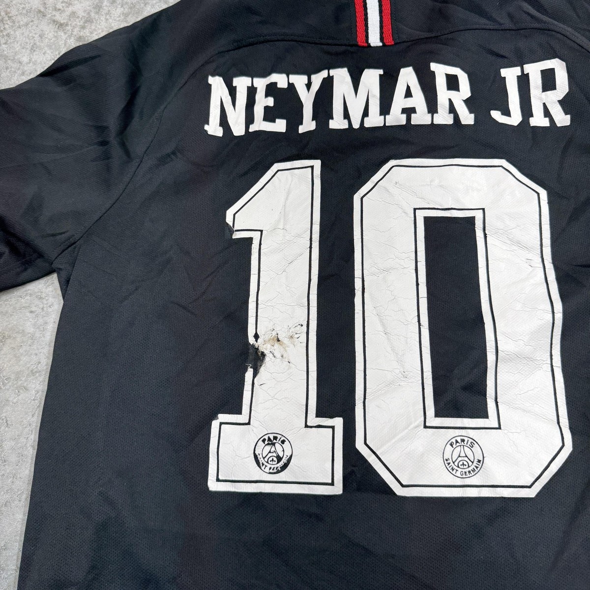 Paris Saint-Germain Jersey Mens Black UEFA UCL Soccer Neymar Jr 10 