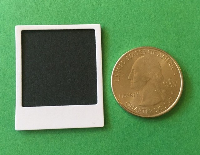 POLAROID-Like Die-Cut(12pc)Approx.1.5"x1-1/4"Photograph•Instant Photo ...
