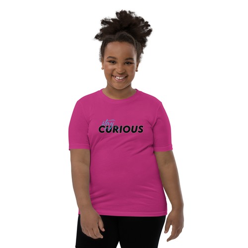 STAY CURIOUS Bella & Canvas Youth Short Sleeve T-Shirt - Picture 9 of 13