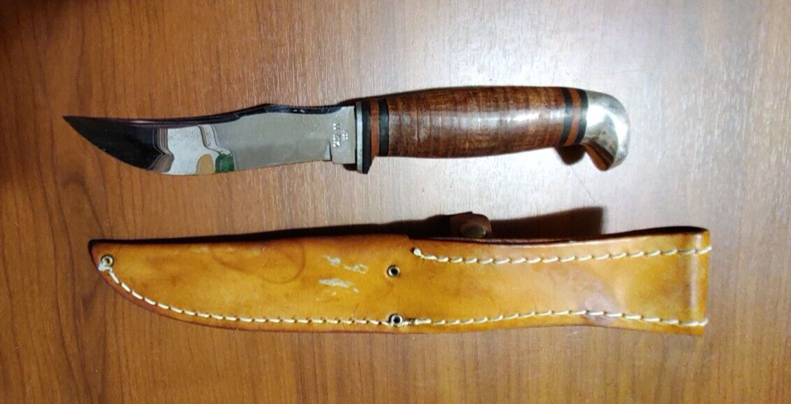 CASE XX USA 323-5 Fixed Blade Hunting Knife w/original Sheath | eBay