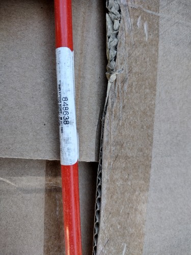 (6) ea 848638 48" Orange Fiberglass Reflective Driveway Snowplow Markers - Picture 4 of 7
